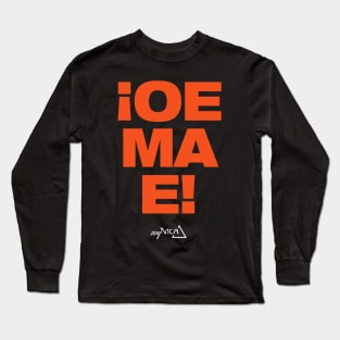 frase nicaraguense oe mae, nicaragua Long Sleeve T-Shirt